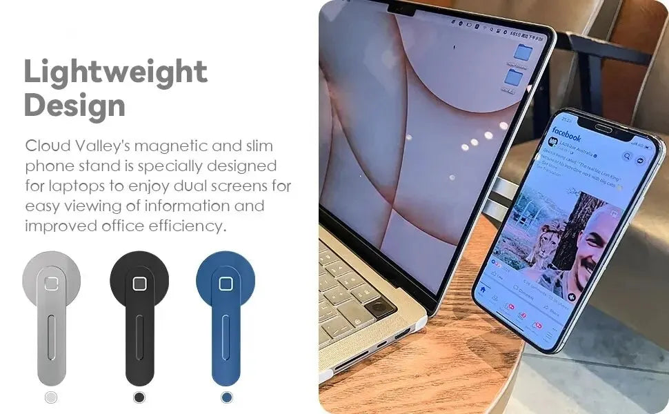 Phone_Mobile Holder for Laptop - Magnetic Ultrathin