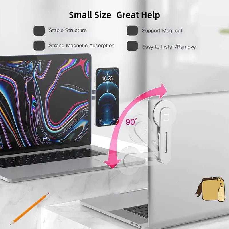 Phone_Mobile Holder for Laptop - Magnetic Ultrathin